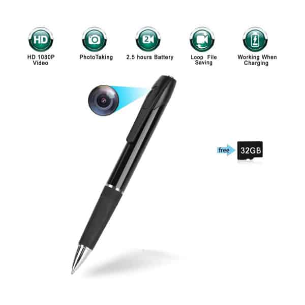 HD Spy Pen Hidden Camera with Built in DVR